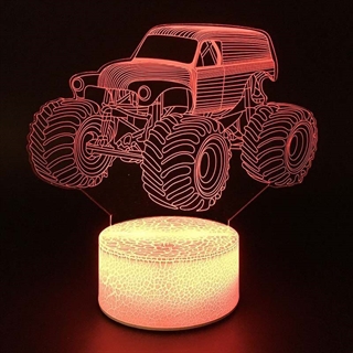 Traktor 3D lampe